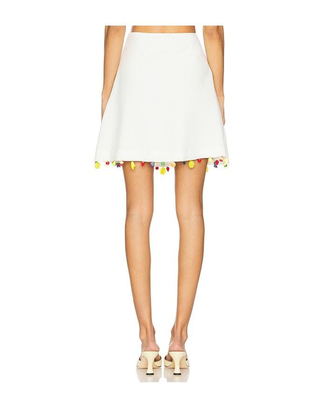 Tyler McGillivary White Mira Skirt