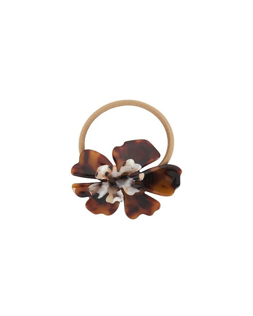 Lele Sadoughi Multicolor Hibiscus Genie Hair Tie