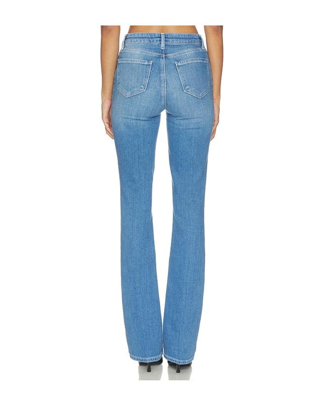 L'Agence Blue Selma Sleek Baby Boot Jeans