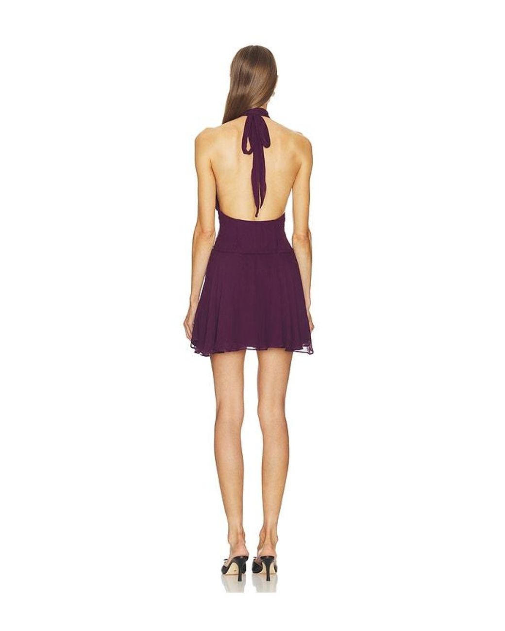 LOBA Red Audrey Mini Dress