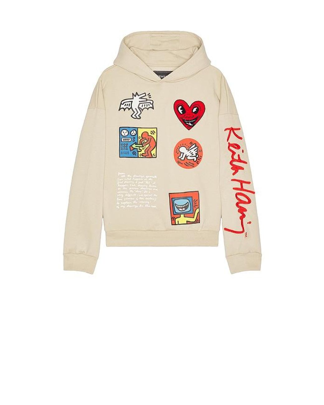 Reason Gray Keith Haring Hoodie for men