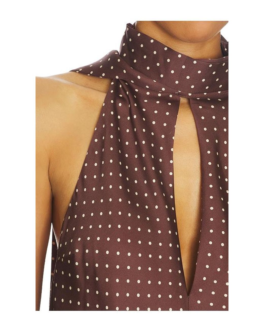 Posse Brown Phoebe Top