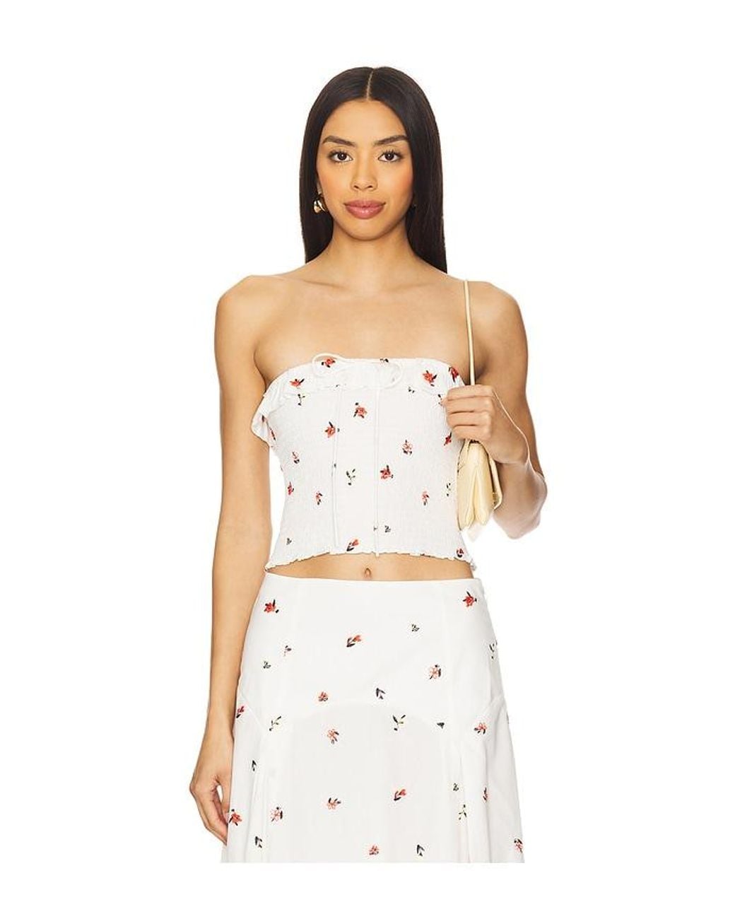 Solid & Striped White The Nikki Top