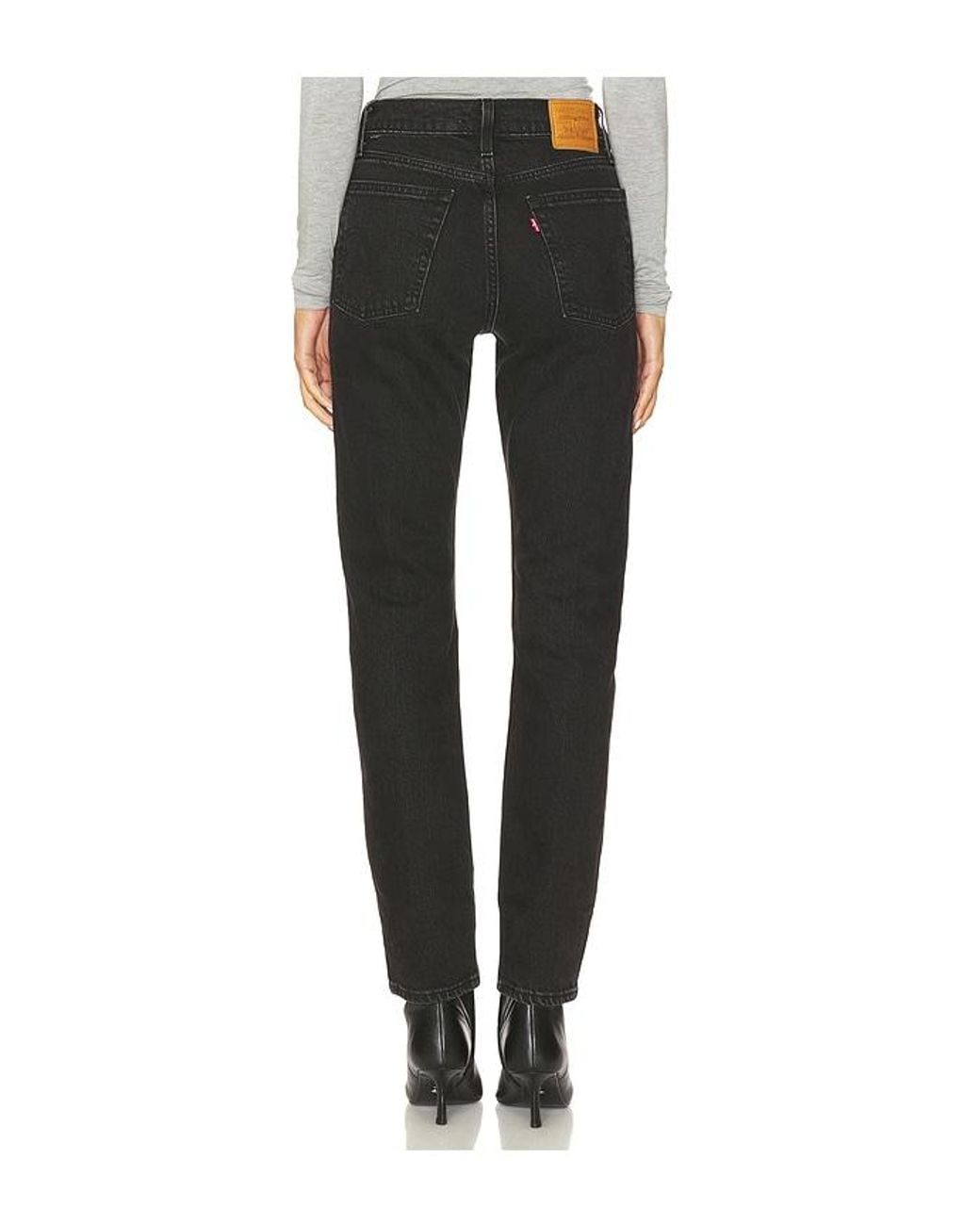 Levi's Black Wedgie Slim Jeans