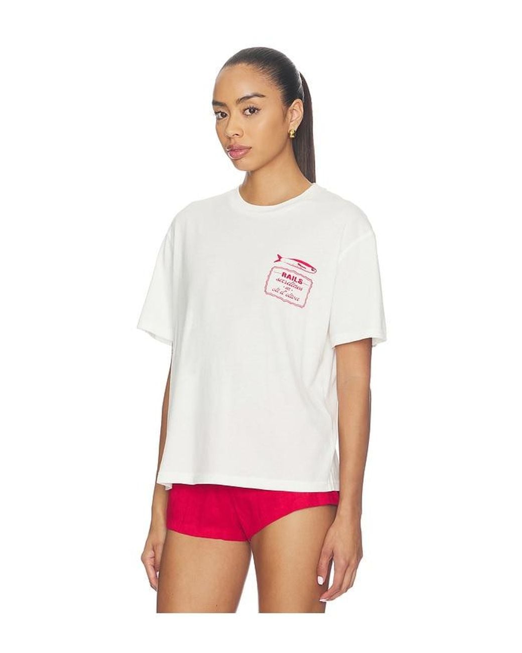 Rails White Souvenir Tee
