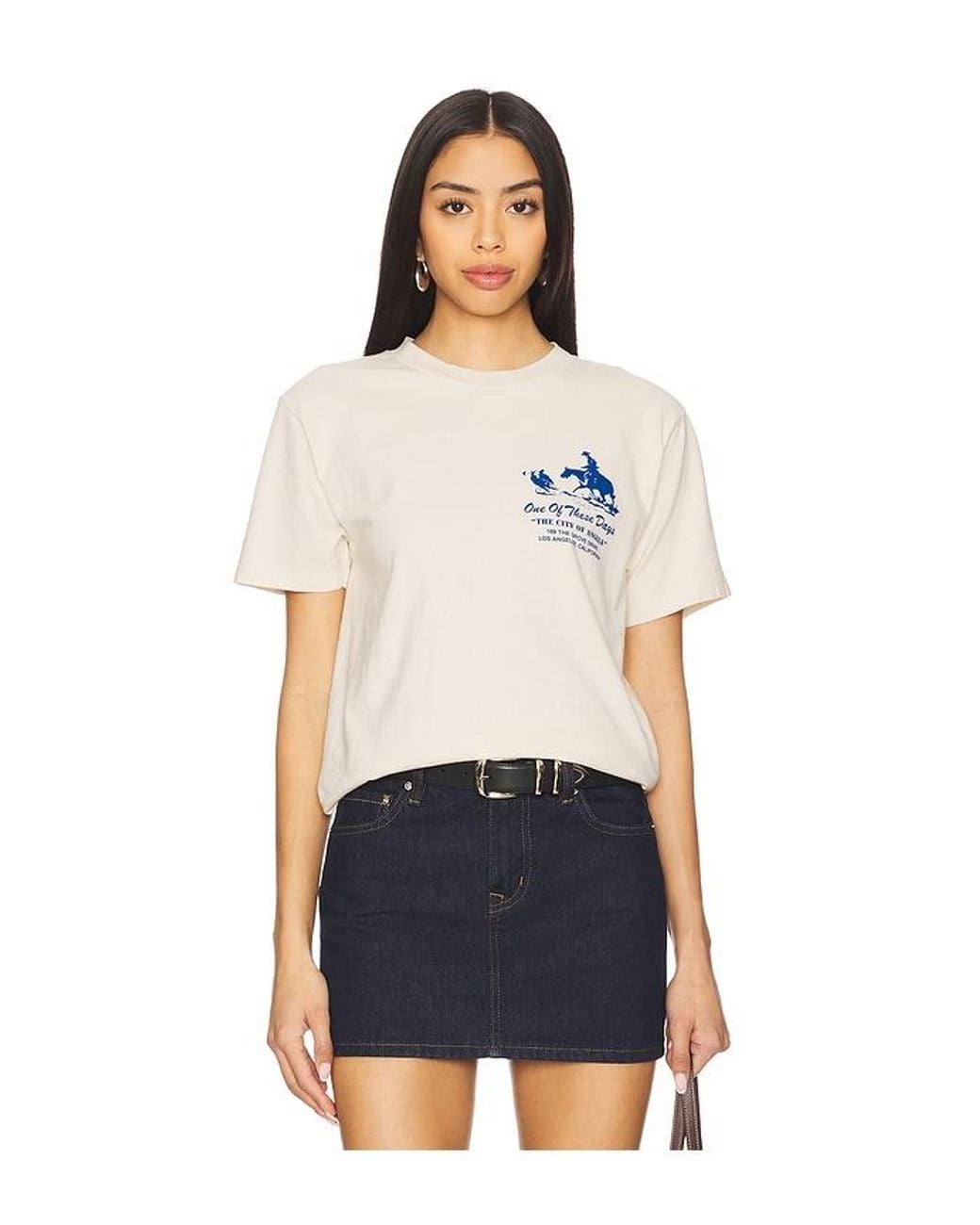 One Of These Days Blue X Fwrd The City Of Angels Tee