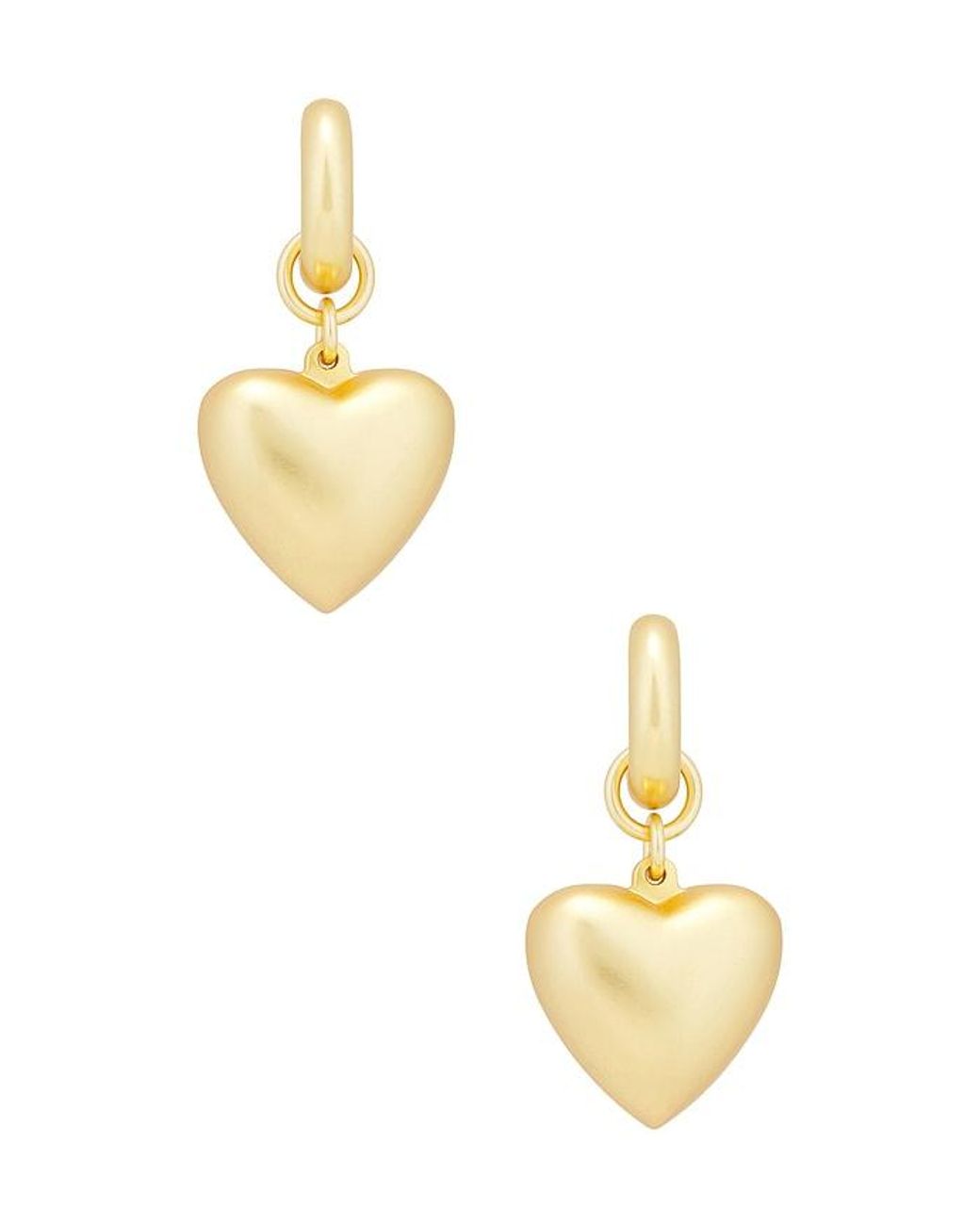 Roxanne Assoulin Metallic The Puffy Heart Earrings
