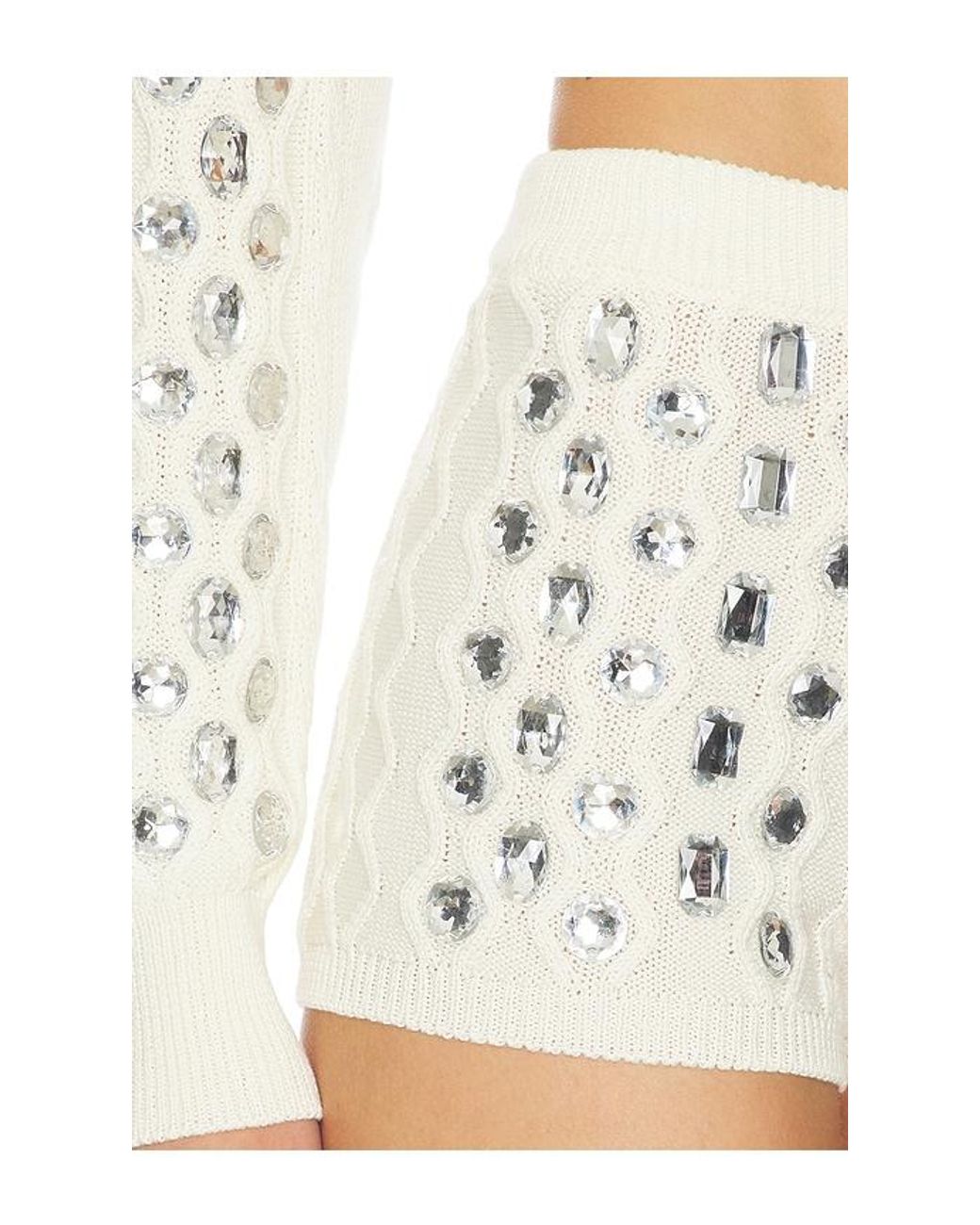GIUSEPPE DI MORABITO White Knitted Short