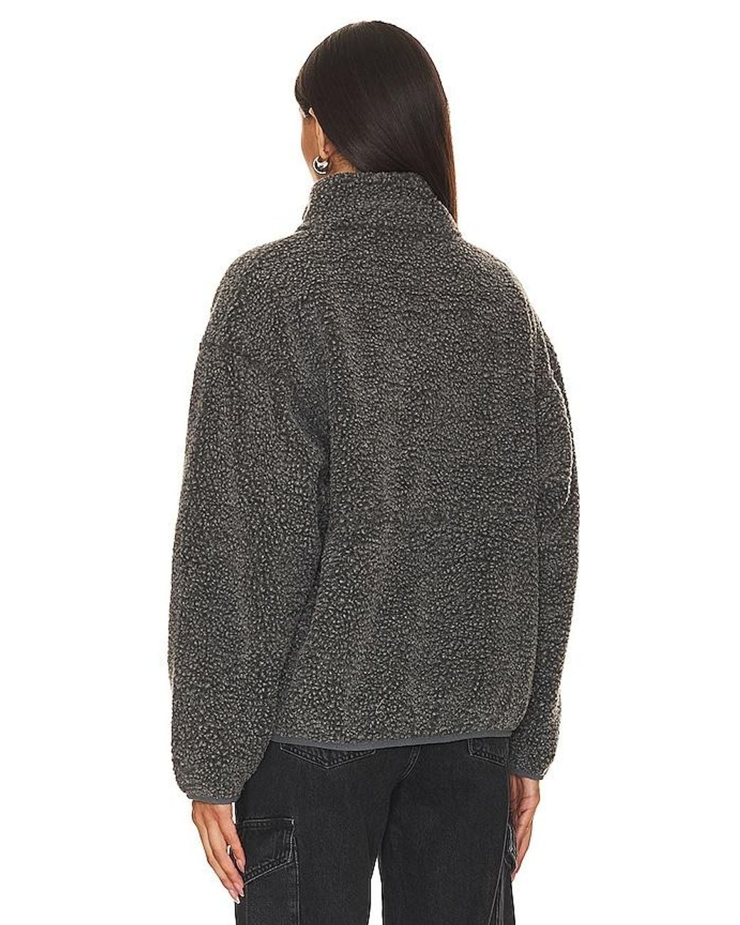 American Vintage Gray Hoktown Sherpa Jacket