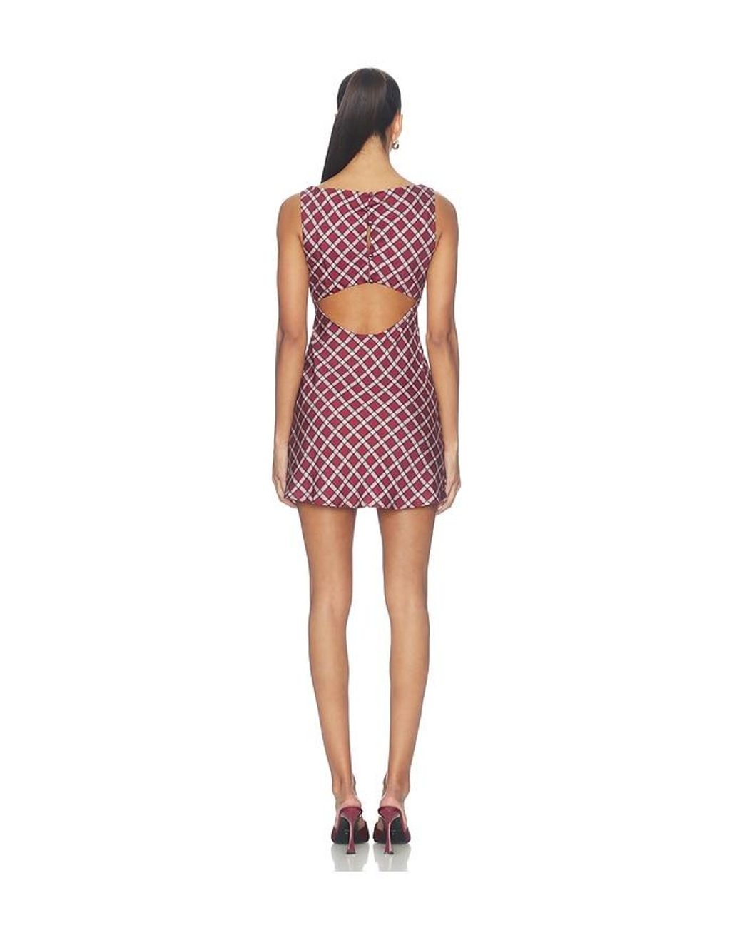 Tularosa Red Margo Mini Dress