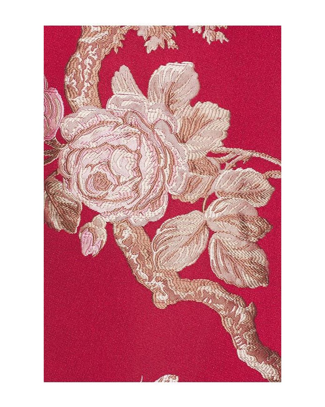 SAU LEE Red Noah Brocade Gown