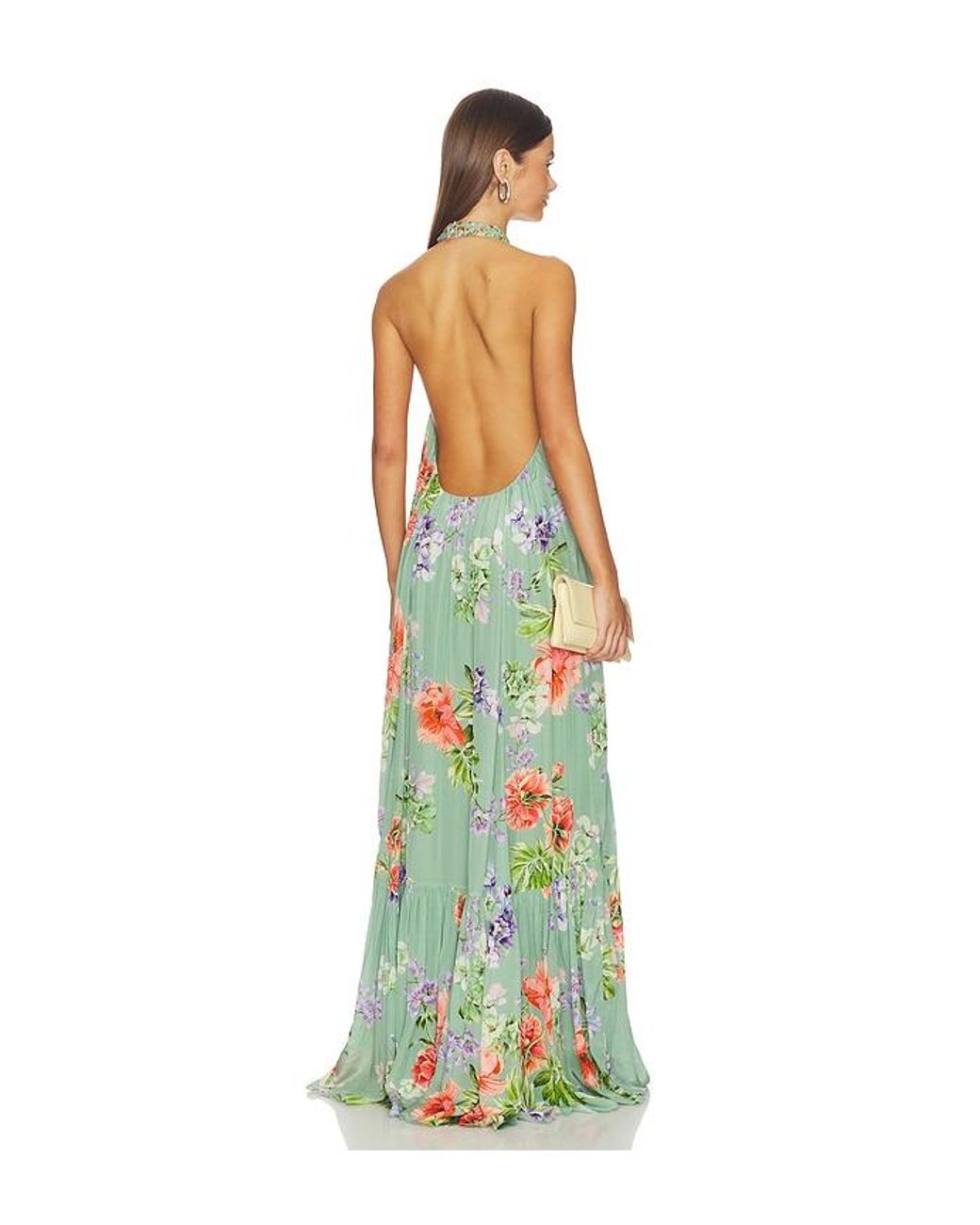 Hemant & Nandita White Maxi Dress