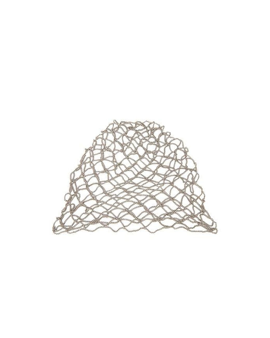 Lelet White Chain Cap