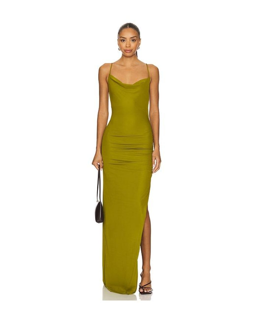 Lovers + Friends Green Odessa Gown