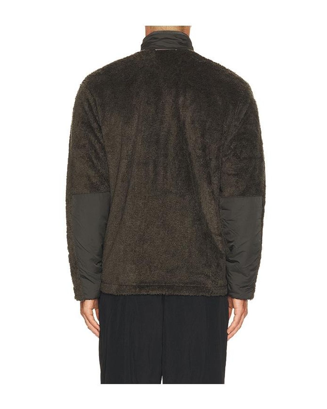 On Shoes Black Ascent Fleece Jacket for men