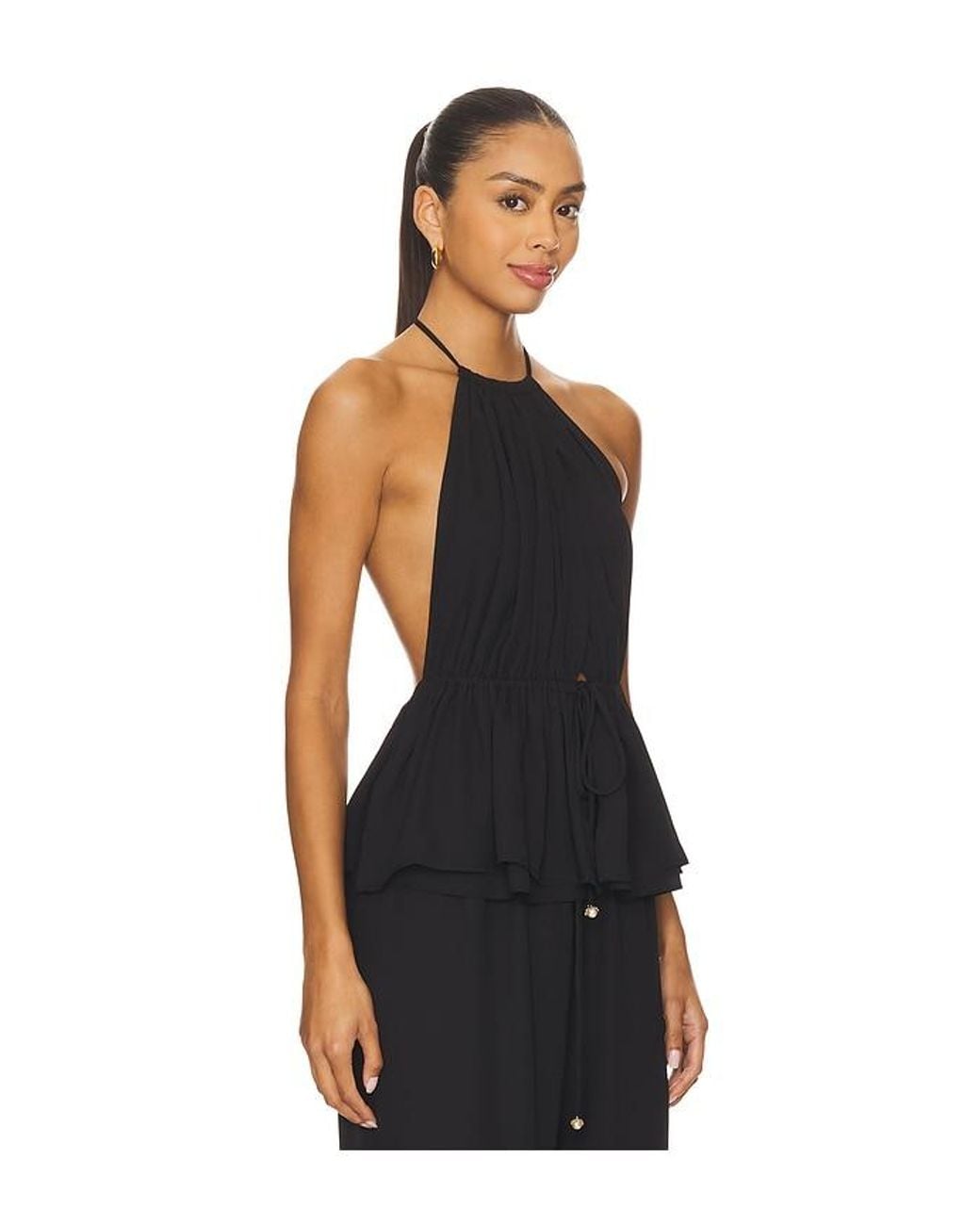 Kimberly Taylor Black Mallorca Top