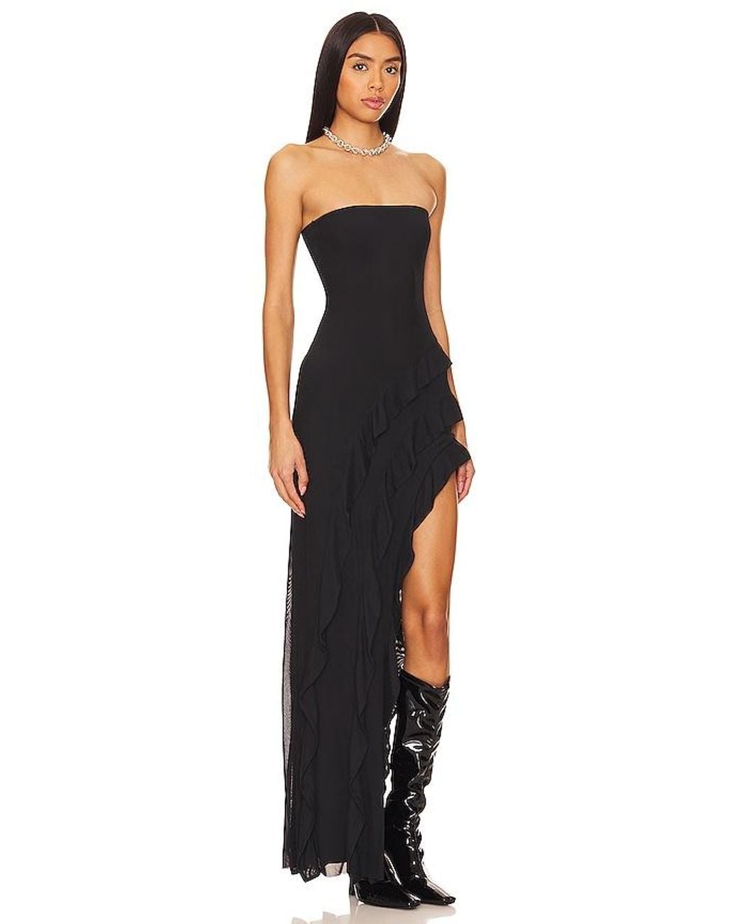 AFRM Black Siobhan Dress