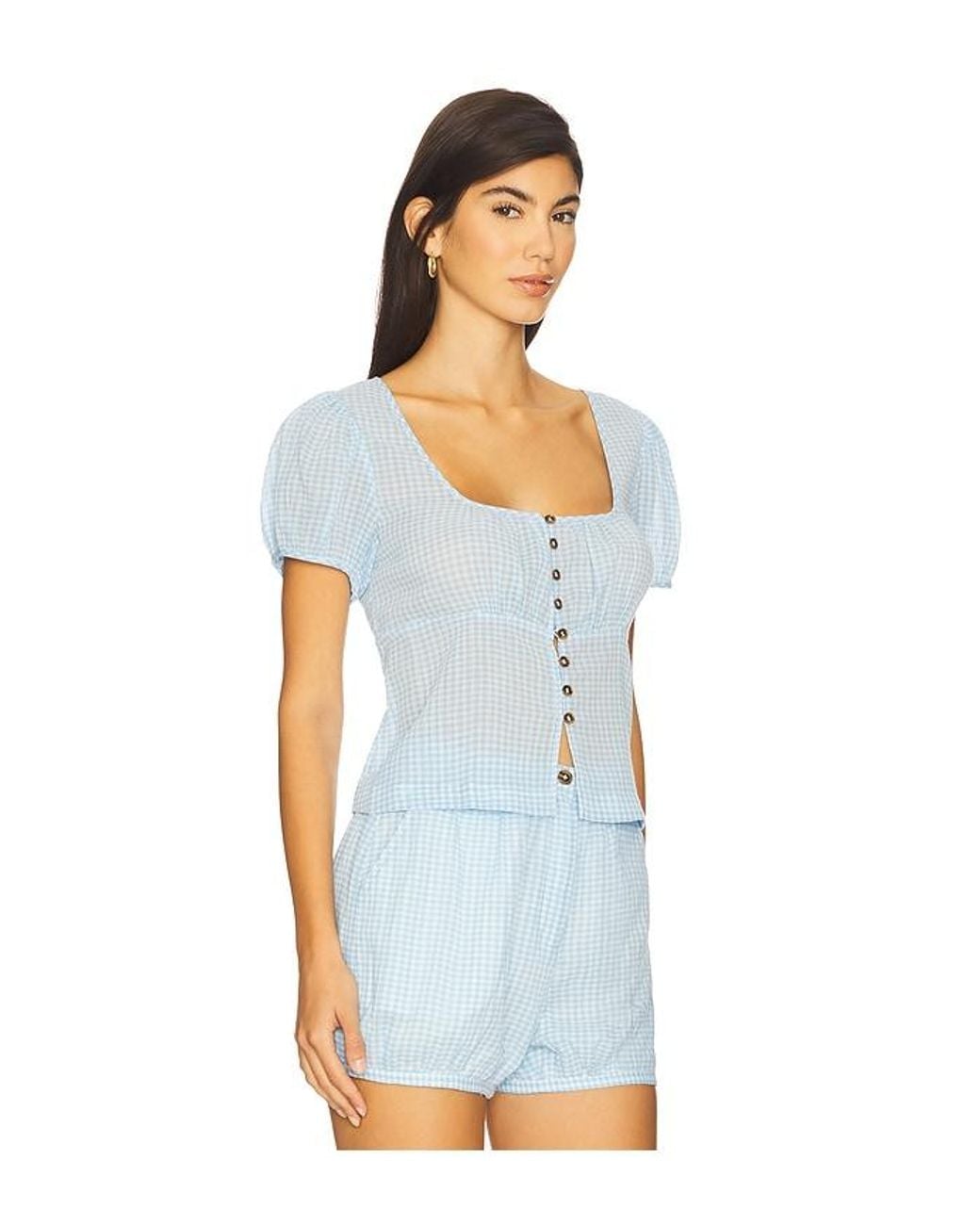 Ciao Lucia White Risi Top