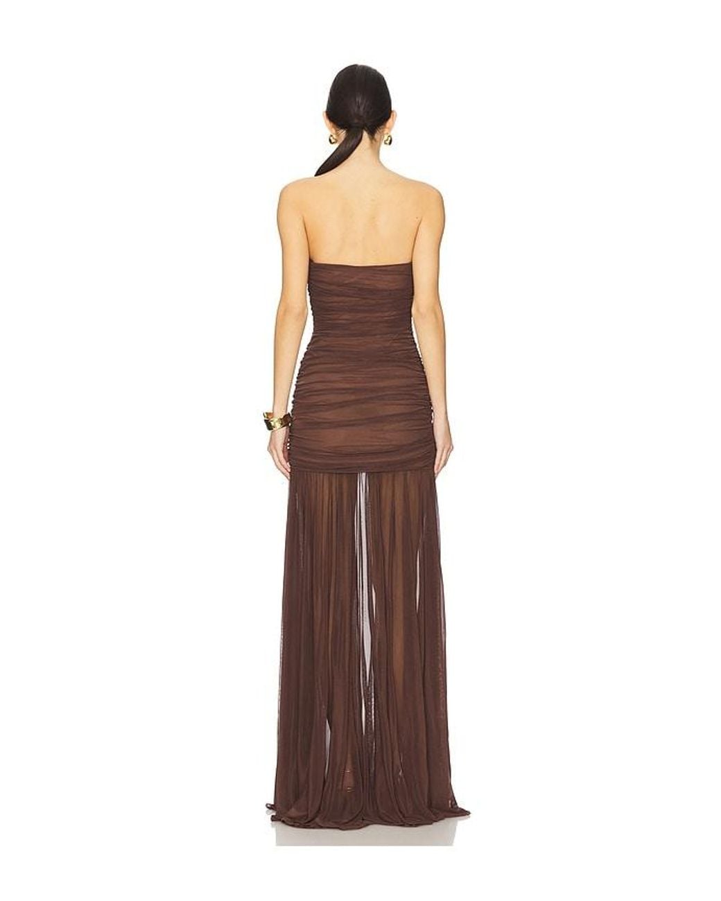 retroféte Brown Kleid Adele
