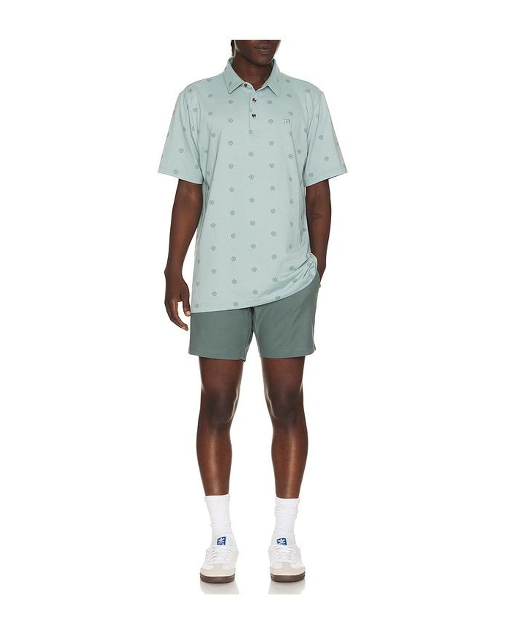 Travis Mathew Green Wanderlust 7" Short for men