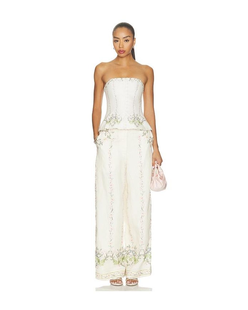 Agua Bendita White Abelia Anhelo Top