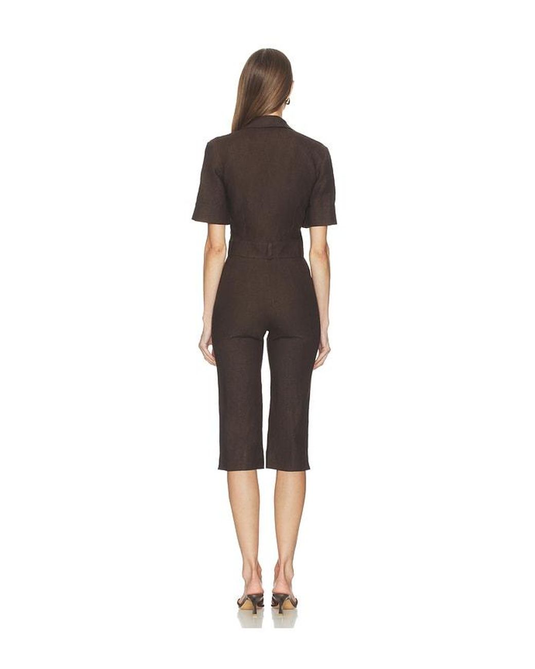 SELMACILEK Black Polo Jumpsuit