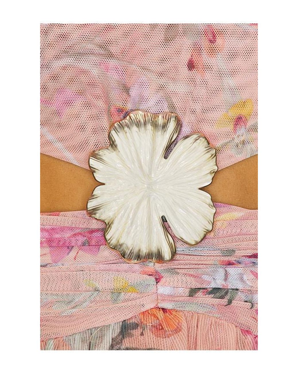 PATBO White Lily Flower Maxi Dress