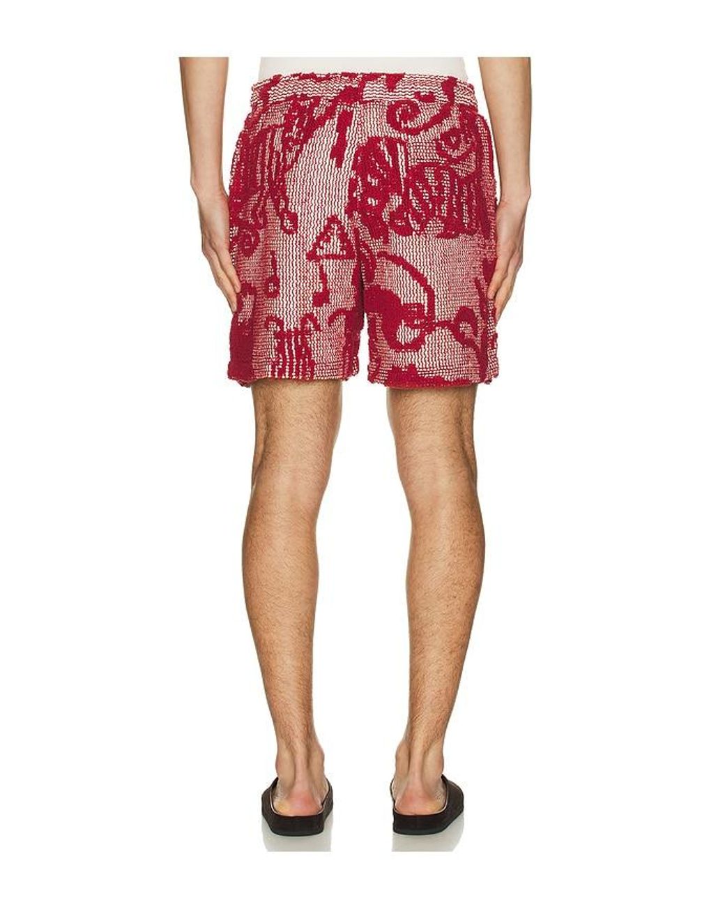 Oas Red Porto Shorts for men