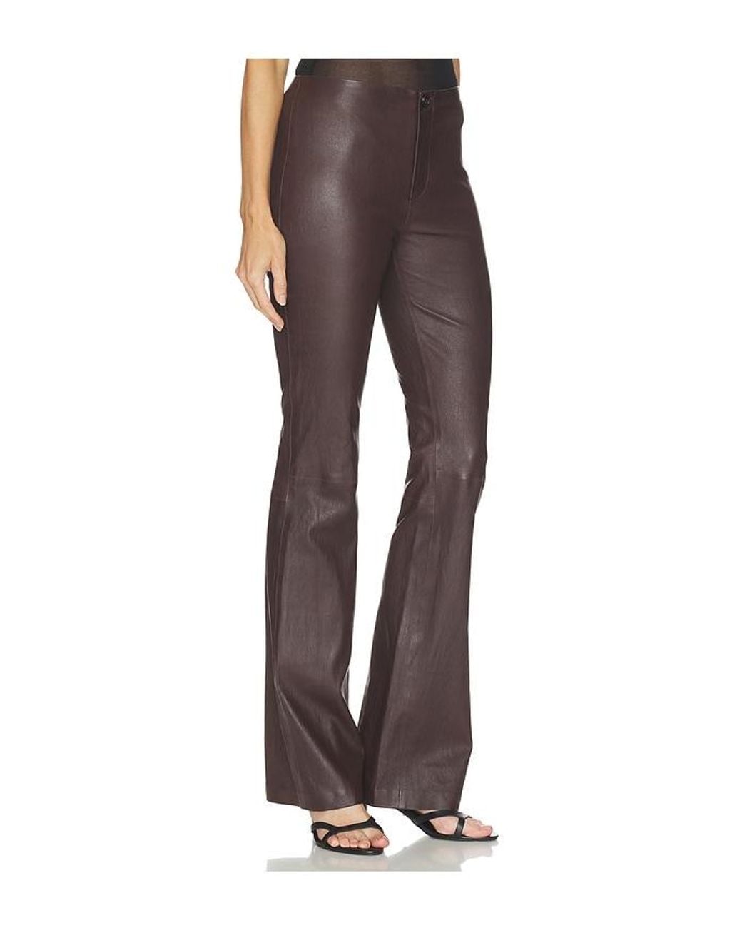 SPRWMN Brown Gia Micro Flare Pant