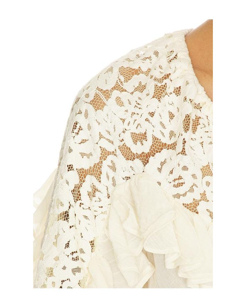Ista Top En Color Crema Talla (También En M, S) KETTEL ATELIER de color White
