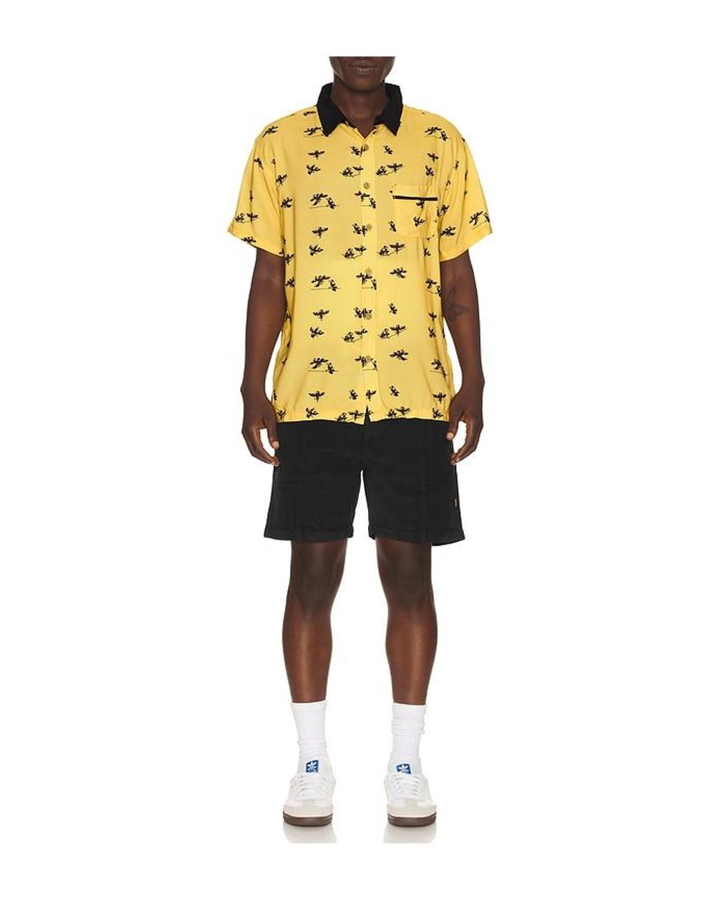 Critical Slide Black All Day Cord Walkshort for men