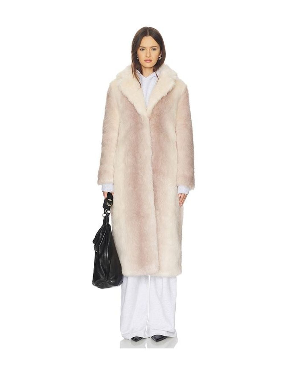 Unreal Fur White Plains Coat