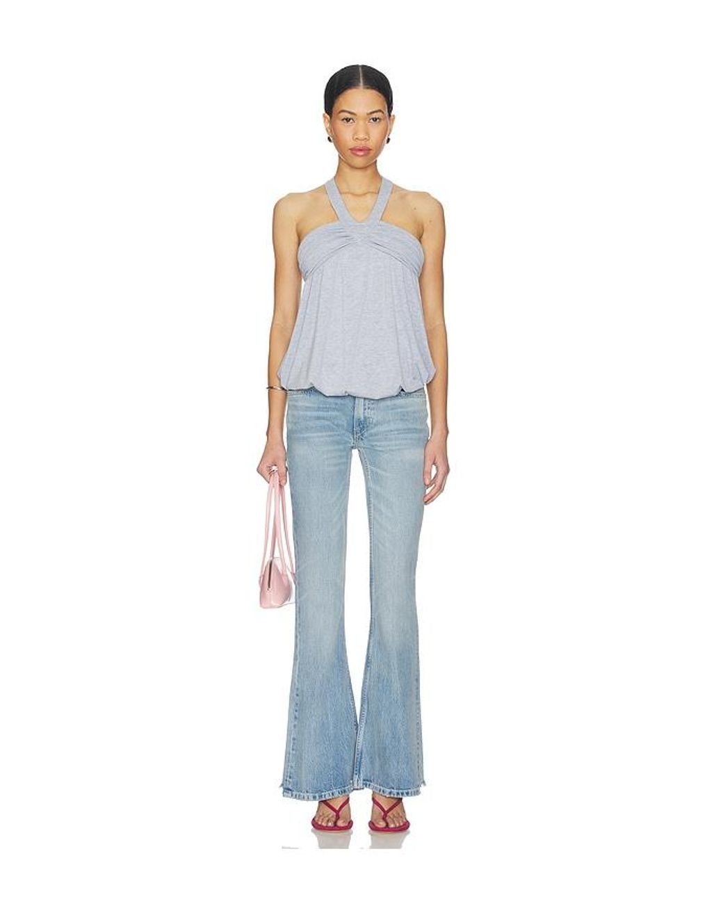 Free People Blue X We The Free West Coast Relaxed Jean