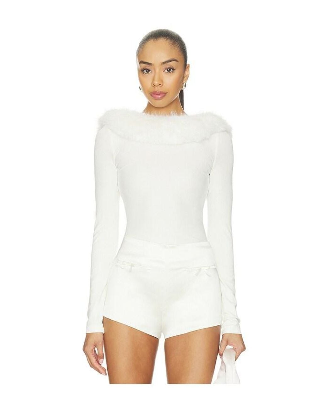 MAJORELLE White Dolores Top