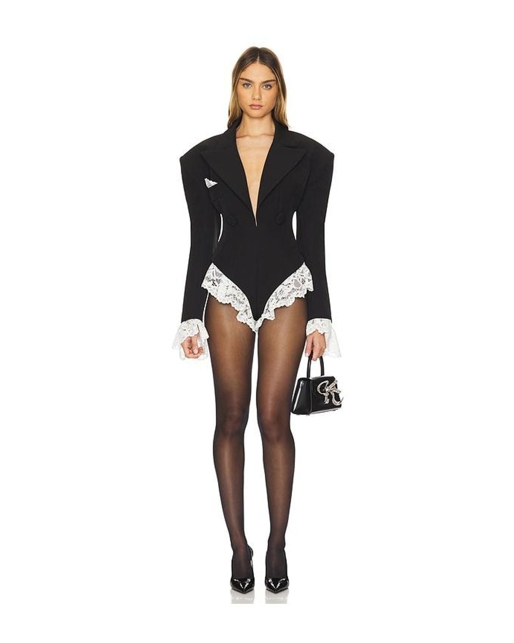 The Dolls House Black Rika Romper