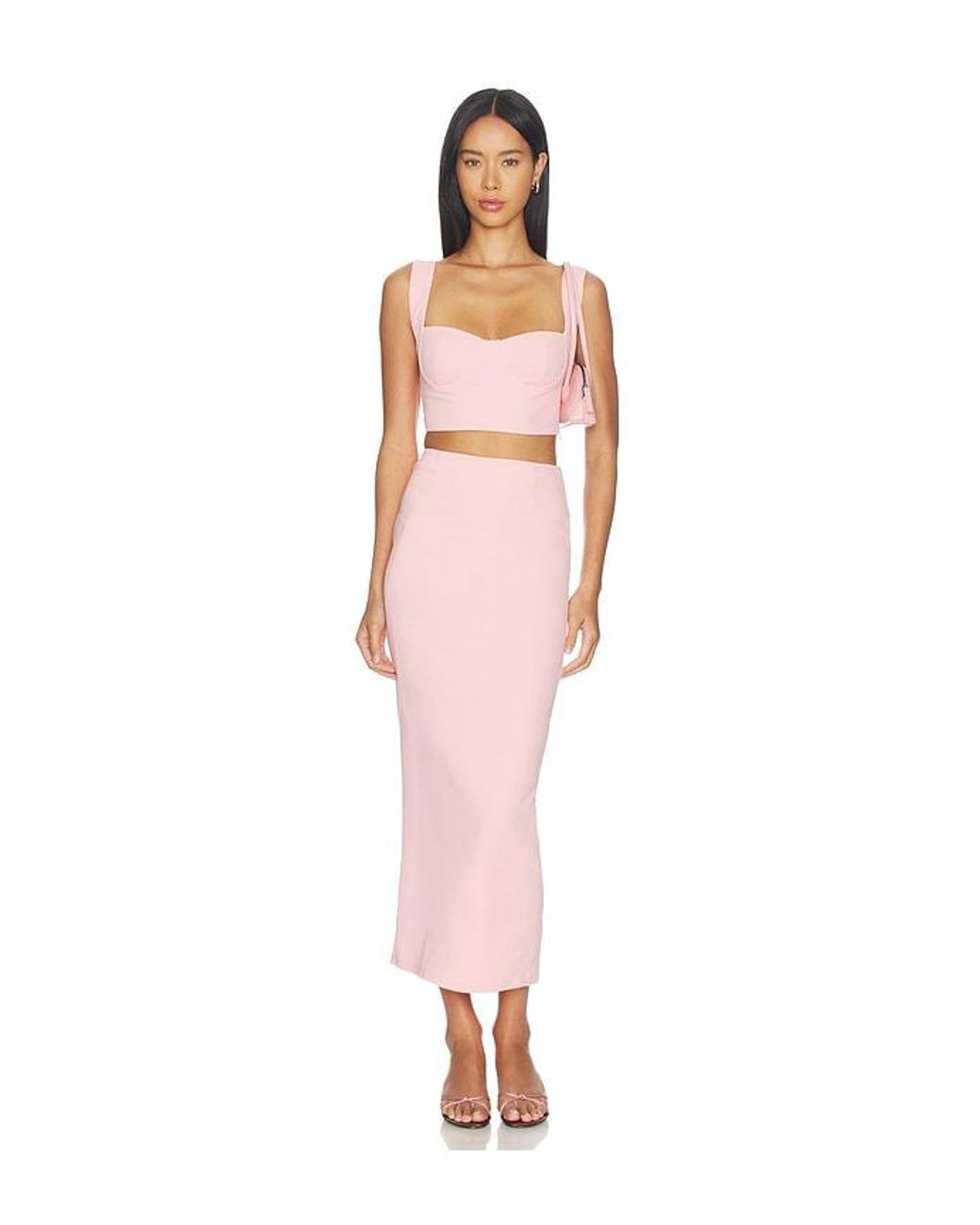 superdown Pink Veneda Skirt Set