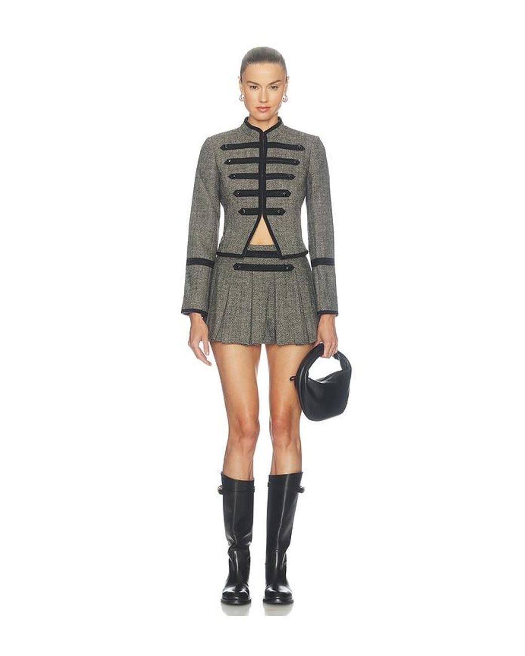 Amanda Uprichard Black Fiona Skort