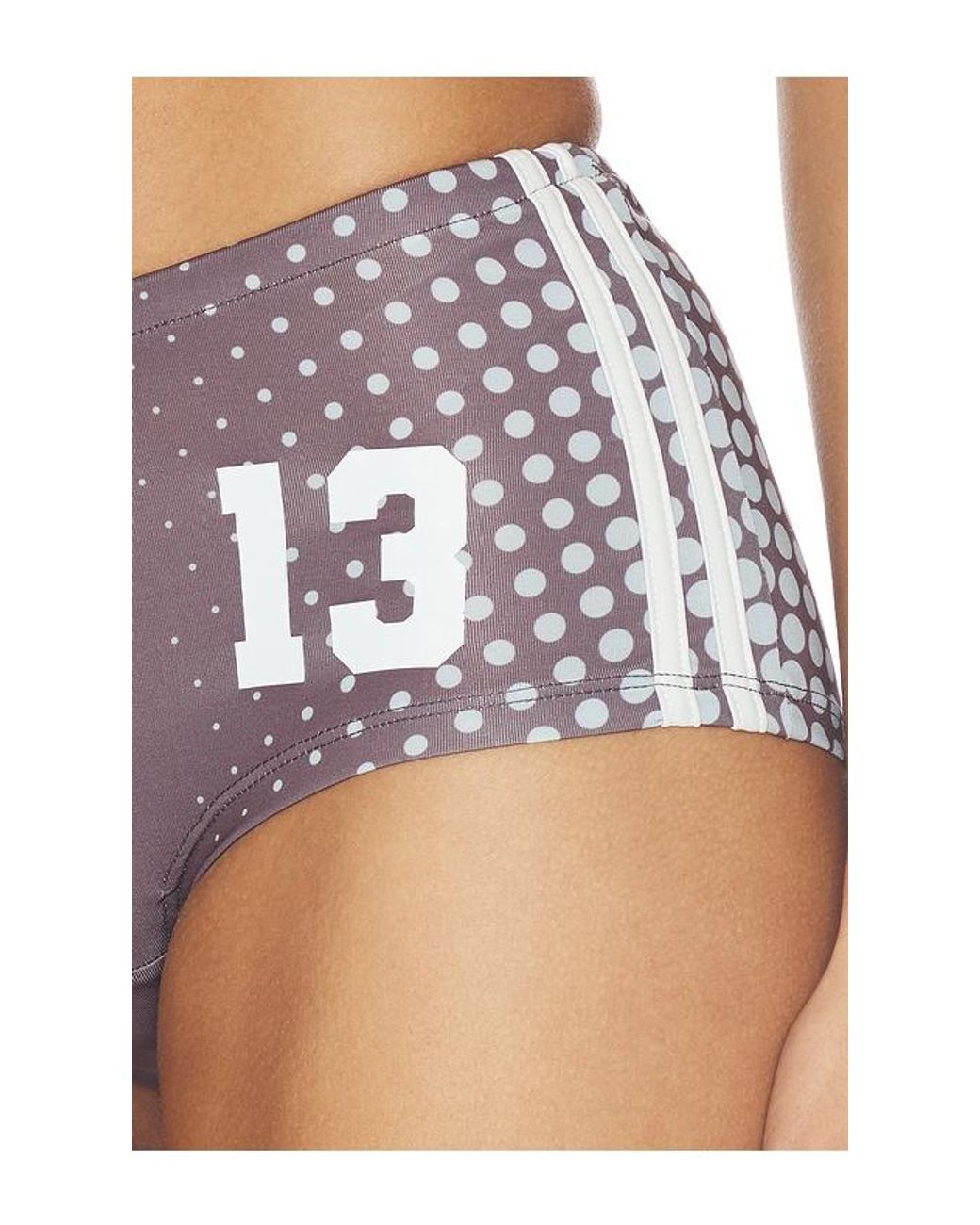 Jaded London Blue Illusion Print Football Mini Shorts
