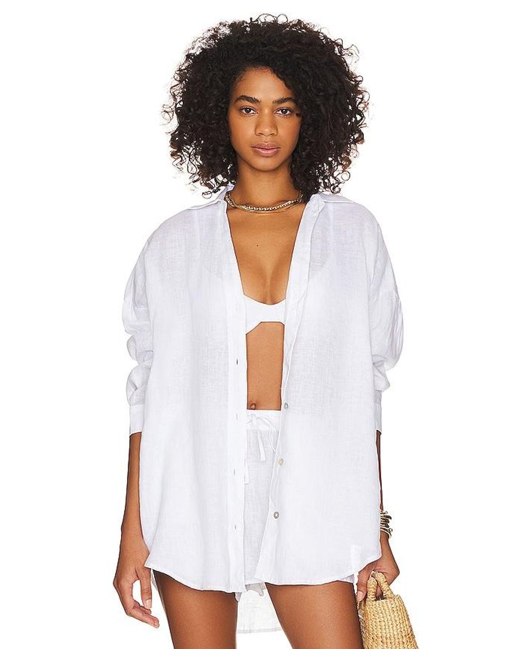 LSPACE White Rio Tunic