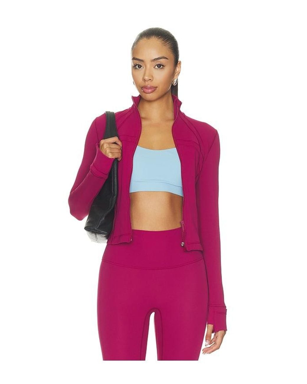 lululemon athletica Purple Define Cropped Jacket Nulu