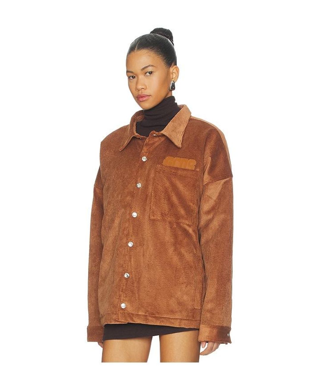 Gcds Brown Corduroy Overshirt