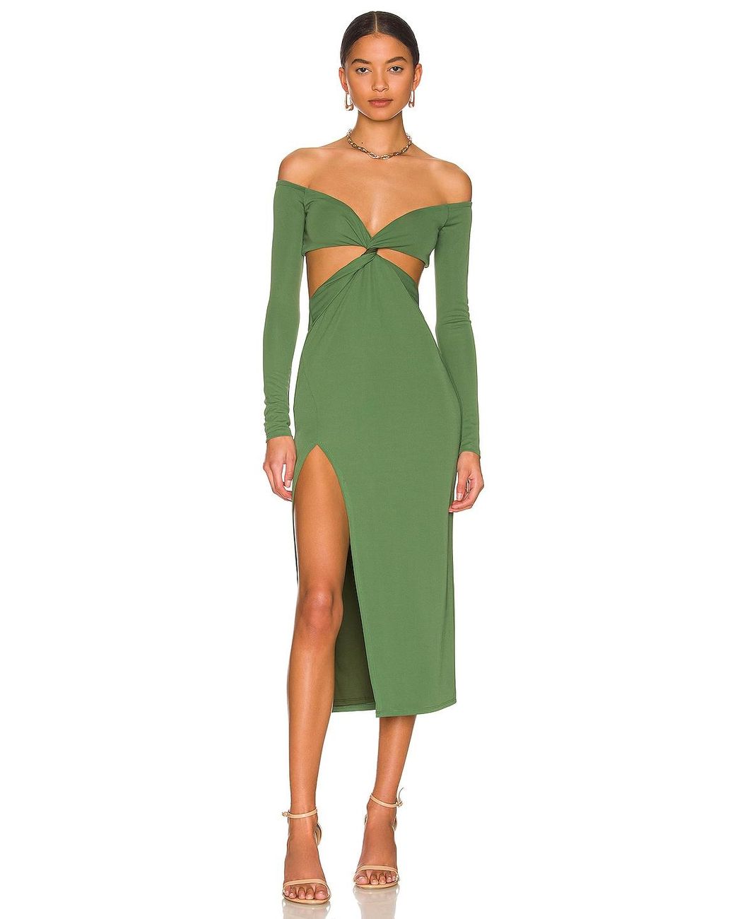 Camila Coelho Synthetic Maeve Midi 