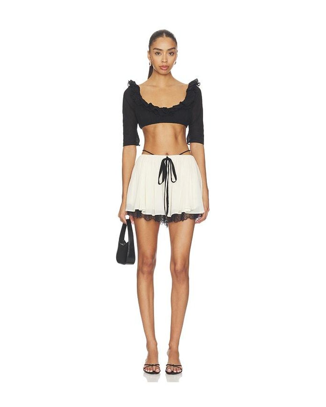 Aniye Records Black Ruth Heart Skirt