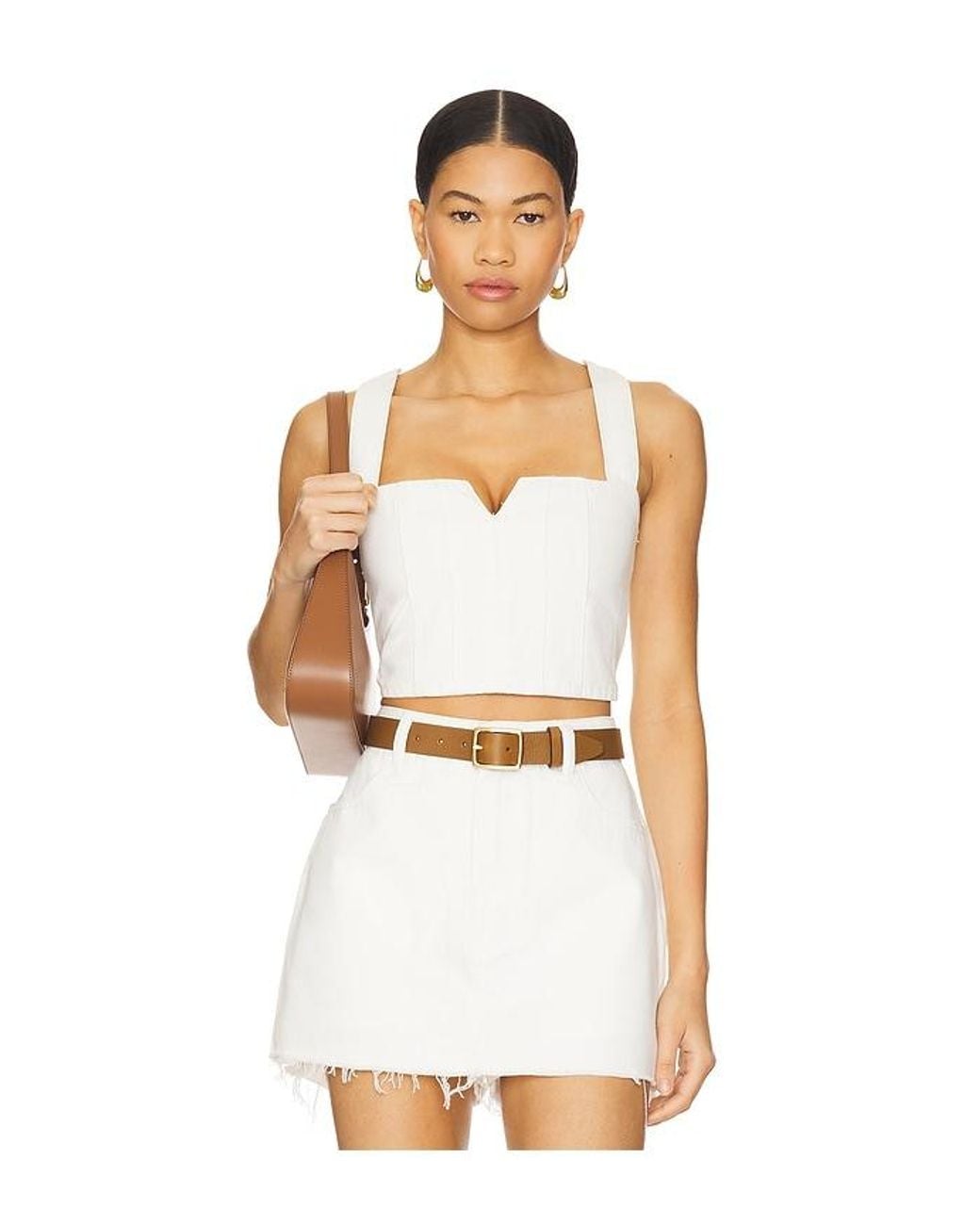 Show Me Your Mumu White Crossroads Corset Top