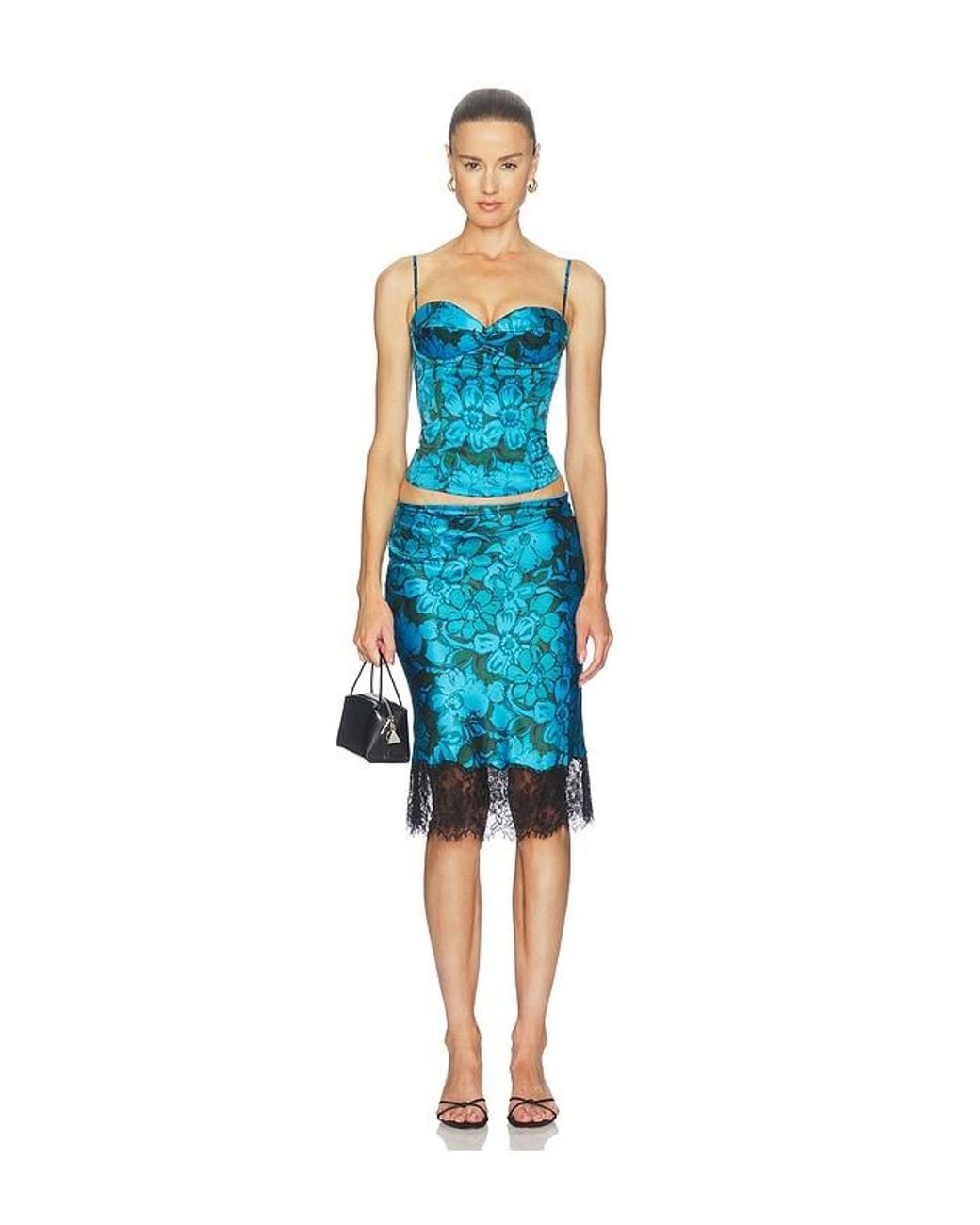 Miaou Blue Frekka Corset