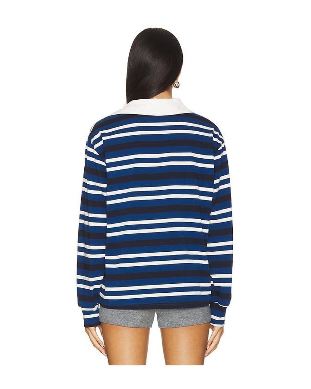 Sashia Polo Top En Color Azul Marino Talla (También En S) superdown de color Blue