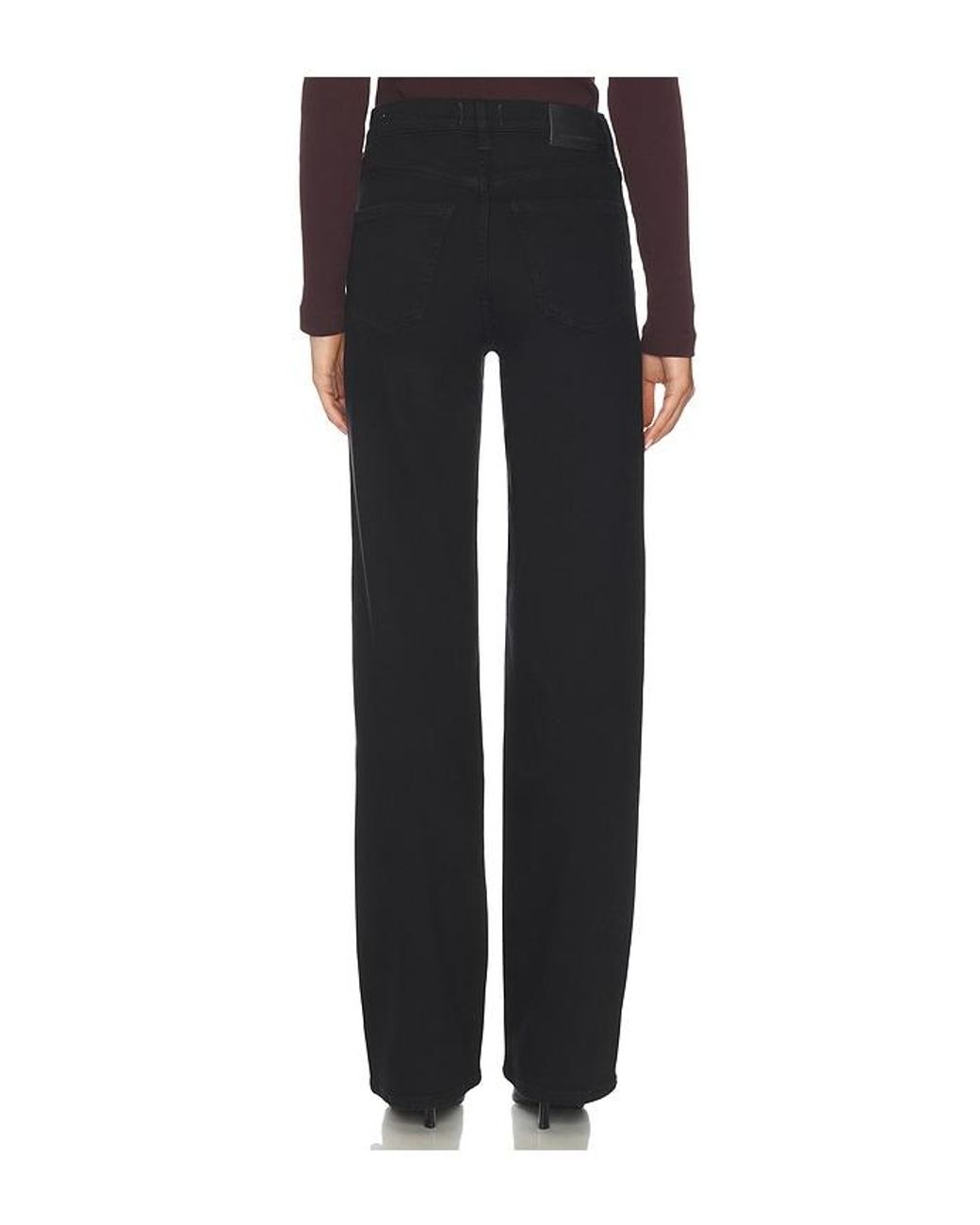 Citizens of Humanity Black Annina Straight Leg Jeans