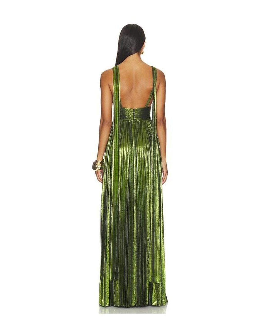 retroféte Green Perindo Dress