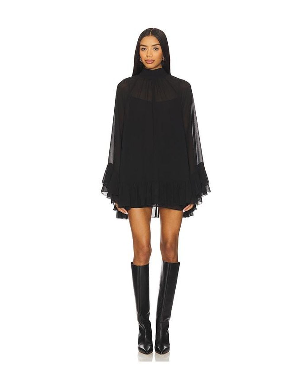 Stone Cold Fox Black X Revolve Nelly Mini Dress