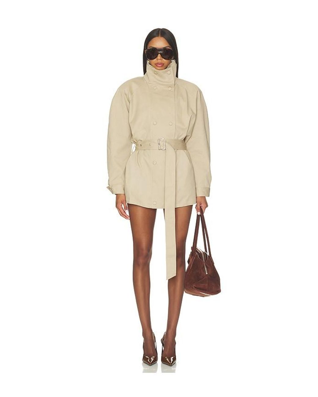 SER.O.YA Natural Camila Trench Jacket